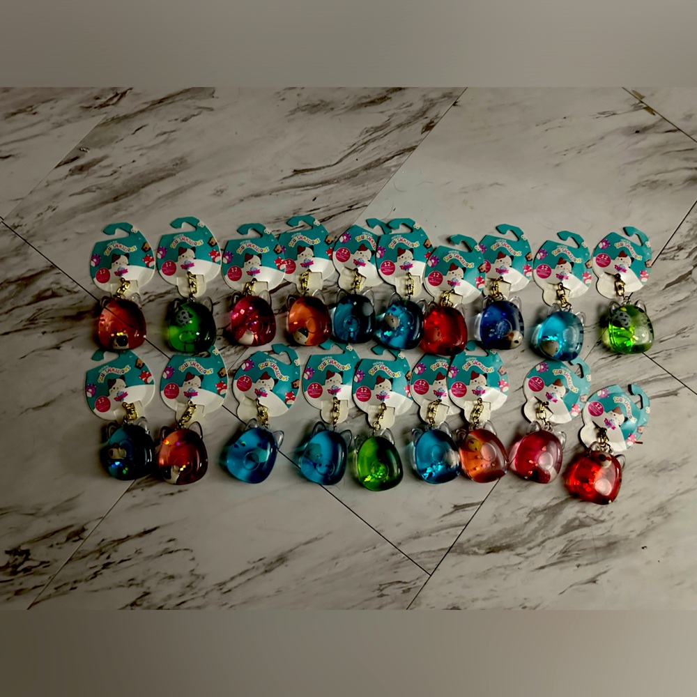 Squishmellow key chains all brand new with tags